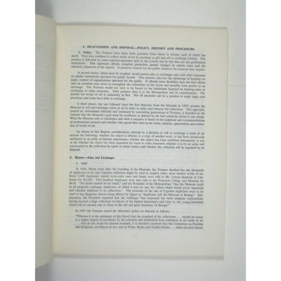 The Metropolitan Museum Of Art Report On Art Transactions 1971 to 1973 Paperback - Picture 3 of 8